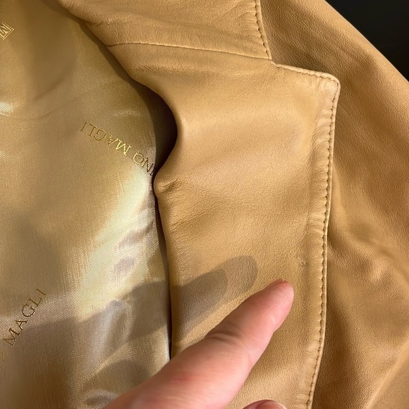 BRUNO MAGLI 100%Leather buttery soft,Latte color, lightweight,sz 46 Italy/L US - Picture 16 of 17